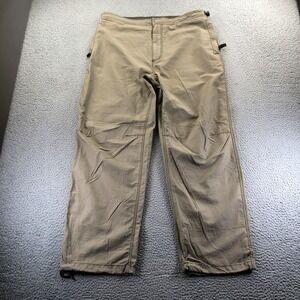 Vtg Gap Pants Men Large Beige Paratrooper Parachute Baggy Skater Rave Drawstring